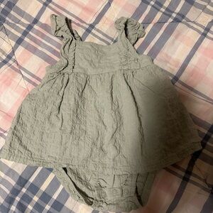Carter's Soft Sage Baby dress - 6-9mo
